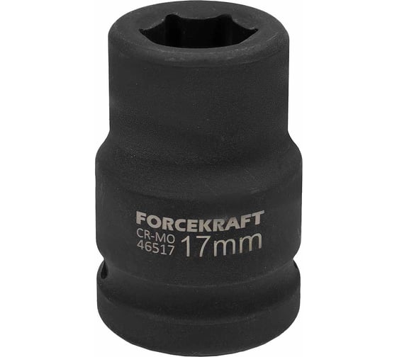 Головка ударная 3/4", 17 мм, 6-гранная Forcekraft FK-46517(16182)