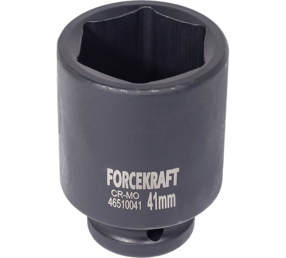 Головка ударная глубокая 3/4", 41 мм, 6-гранная Forcekraft FK-46510041(19642) 1