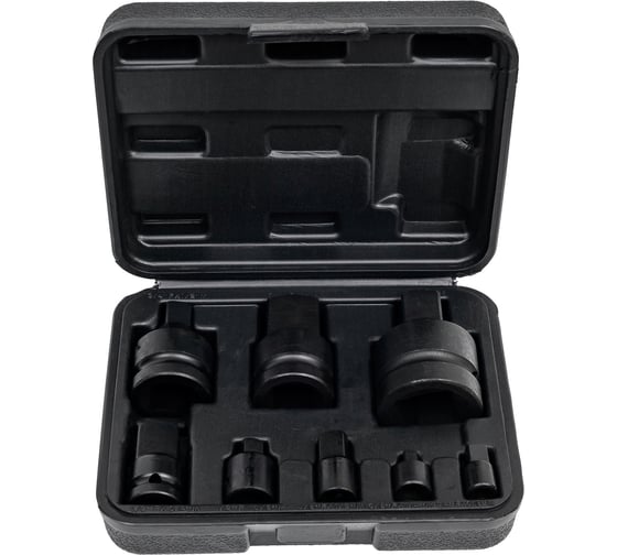 Набор адаптеров ударных 8 предметов (1/4(F)x3/8"(M), 3/8(F)x1/4"(M), 3/8(F)x1/2"(M), 1/2(F)x3/8"(M), 1/2(F)x3/4"(M), 3/4(F)x1/2"(M), 3/4(F)x1"(M), 1(F)x3/4"(M) в кейсе Forcekraft FK-4089MPB(28165)