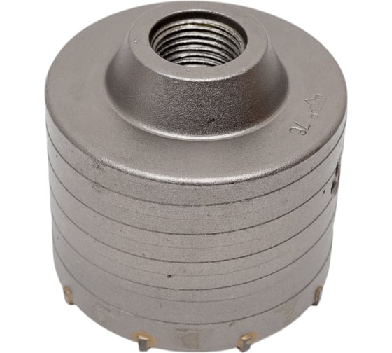 Коронка полая для перфоратора 76 мм/М22, без хвостовика ELITECH 193768