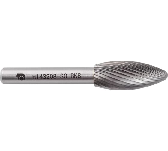 Бор-фреза с одинарной насечкой H143208-SC ВК8 SDW TOOLS CU00246 1