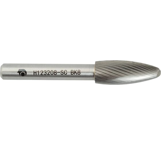 Бор-фреза с одинарной насечкой H123208-SC ВК8 SDW TOOLS CU00245 1
