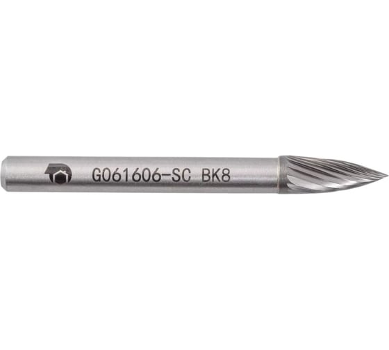 Бор-фреза с одинарной насечкой G061606-SC ВК8 SDW TOOLS CU00236 1