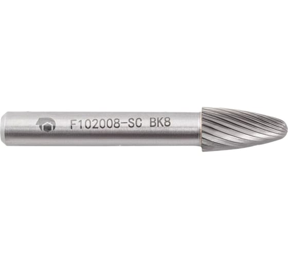 Бор-фреза с одинарной насечкой F102008-SC ВК8 SDW TOOLS CU00232 1