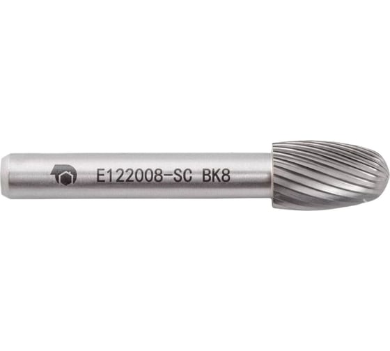 Бор-фреза с одинарной насечкой E122008-SC ВК8 SDW TOOLS CU00227 1