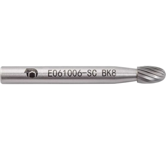 Бор-фреза с одинарной насечкой E061006-SC ВК8 SDW TOOLS CU00224 1