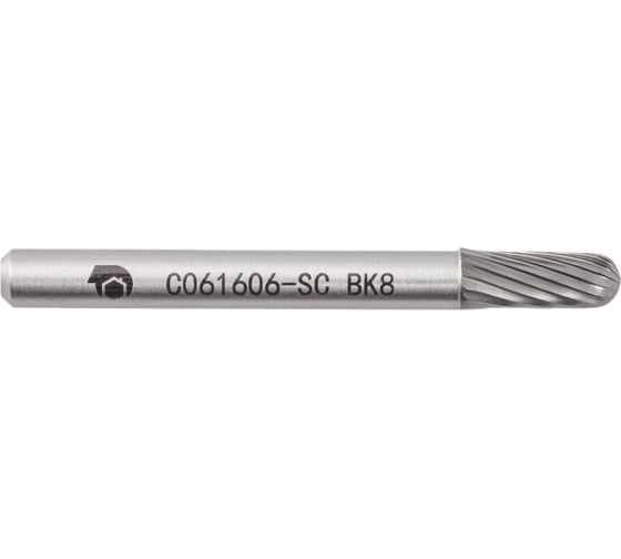 Бор-фреза с одинарной насечкой C061606-SC ВК8 SDW TOOLS CU00212 1