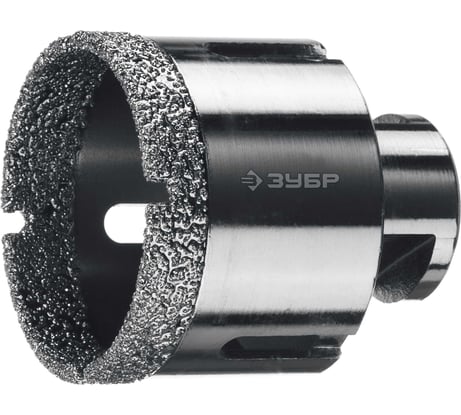 Коронка алмазная вакуумная ЗУБР Профессионал 55 мм, М14, 15 мм кромка 29865-55