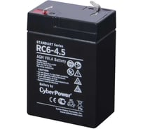 Аккумуляторная батарея 6В, 4.5Ач CYBERPOWER RC 6-4.5