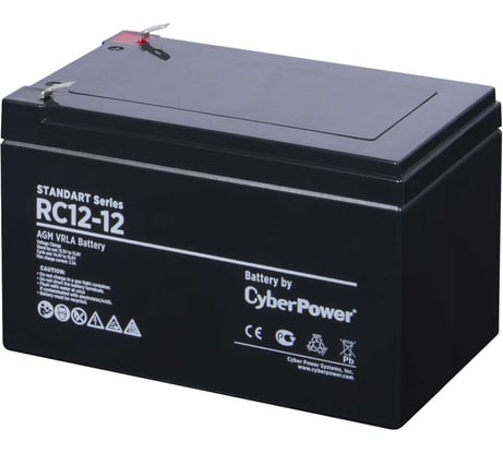 Аккумуляторная батарея 12В, 12Ач CYBERPOWER RC 12-12