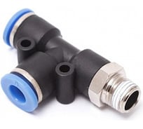 Фитинг Partner Т-образный для пластиковых трубок 8мм с наружной резьбой 1/8" SPD08-01(9346) PA-SPD08-01(9346)