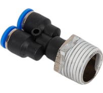 Фитинг Partner Y-образный для пластиковых трубок 6мм с наружной резьбой 1/2" SPX06-04(9367) PA-SPX06-04(9367)