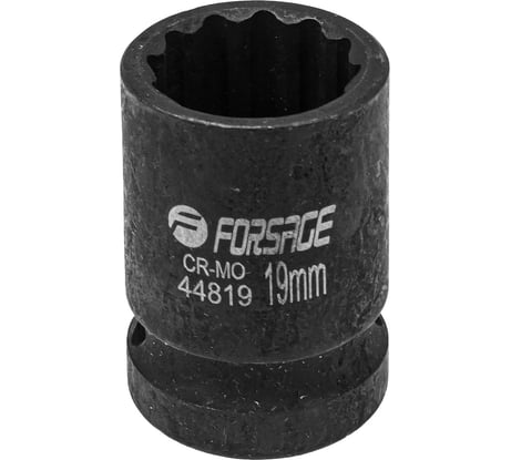 Головка ударная Forsage 19мм (12гр.), 1/2" F-44819(56122)