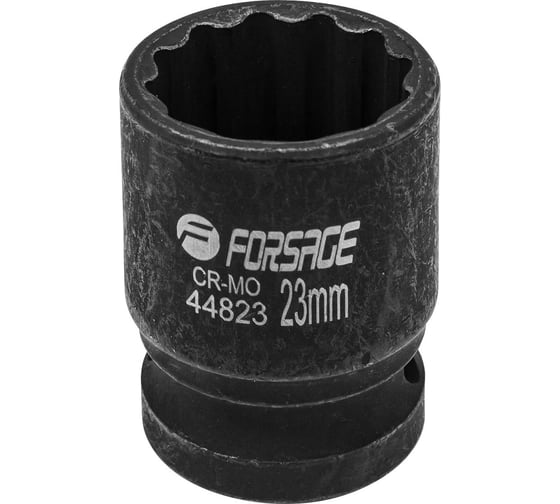 Головка ударная 23 мм, 12 - гранная, 1/2" Forsage F-44823(56125)
