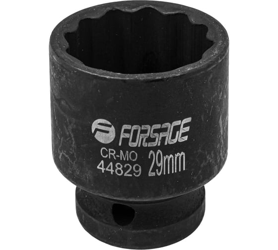 Головка ударная 29 мм, 12 - гранная, 1/2" Forsage F-44829(56130)