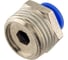 Фитинг для пластиковых трубок 8 мм с наружной резьбой 1/2" Partner PA-SPC08-04(9320) 1