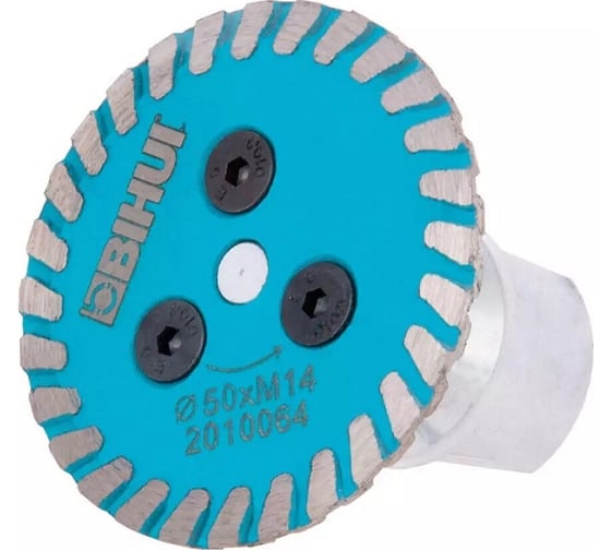 Диск алмазный mini thin turbo, 50 мм, М14, BIHUI DCW50