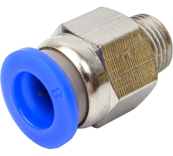 Фитинг Partner для пластиковых трубок 8 мм с наружной резьбой 1/8" SPC08-01(9317) PA-SPC08-01(9317)