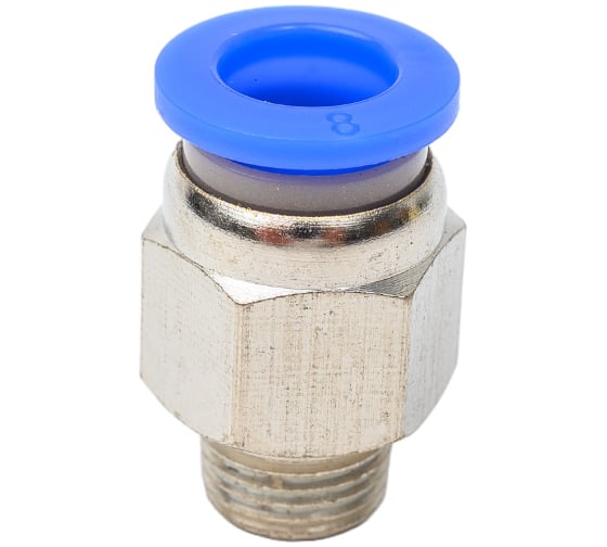 Фитинг Partner для пластиковых трубок 8 мм с наружной резьбой 1/8" SPC08-01(9317) PA-SPC08-01(9317)