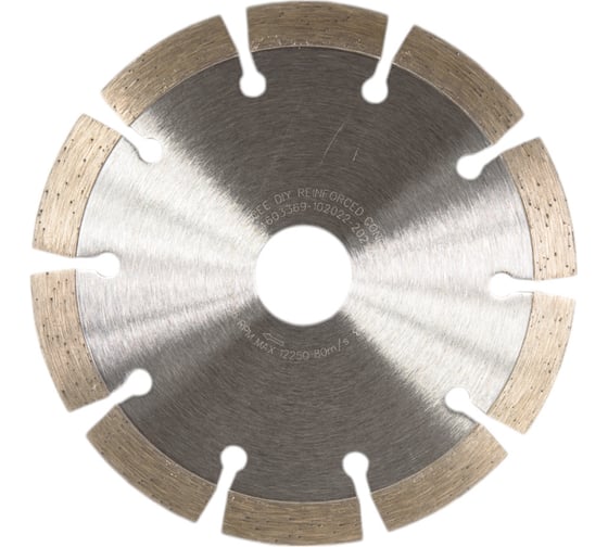 Алмазный диск с сегментированной кромкой 125x22.2, железобетон NORTON 70184603369