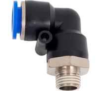 Фитинг Partner угловой для пластиковых трубок 12мм с наружной резьбой 1/4" SPL12-02(9334) PA-SPL12-02(9334)