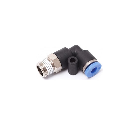 Фитинг Partner угловой для пластиковых трубок 4мм с наружной резьбой 1/4" SPL04-02(9326) PA-SPL04-02(9326) 1