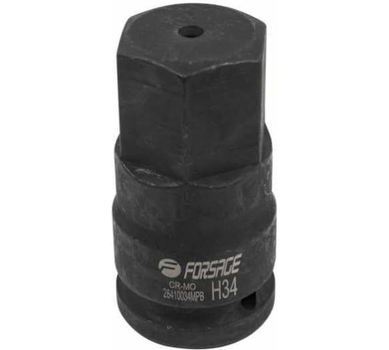 Головка-бита ударная 3/4", H34 Forsage F-26410034MPB(56878) 1