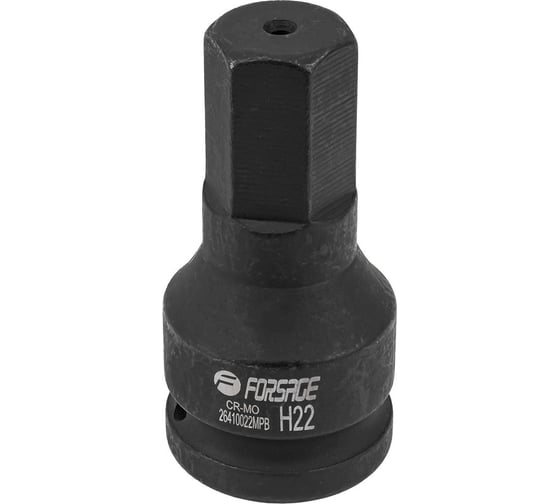 Головка-бита ударная 6 - гранная 22 мм, 3/4" Forsage F-26410022MPB(57147)