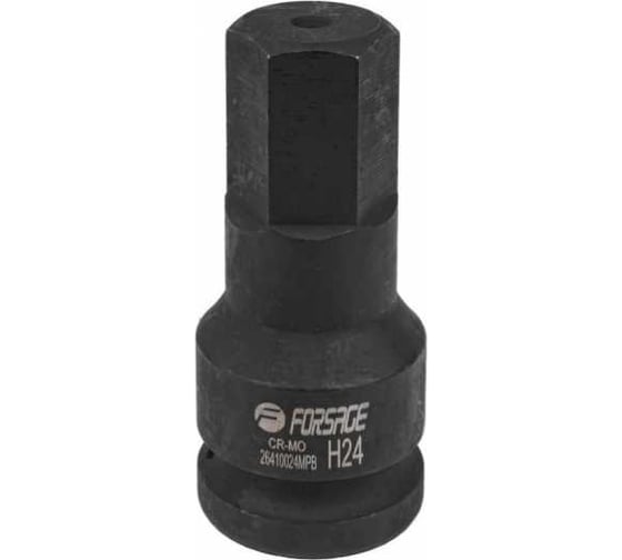 Головка-бита ударная 6 - гранная 24 мм, 3/4" Forsage F-26410024MPB(57148) 1