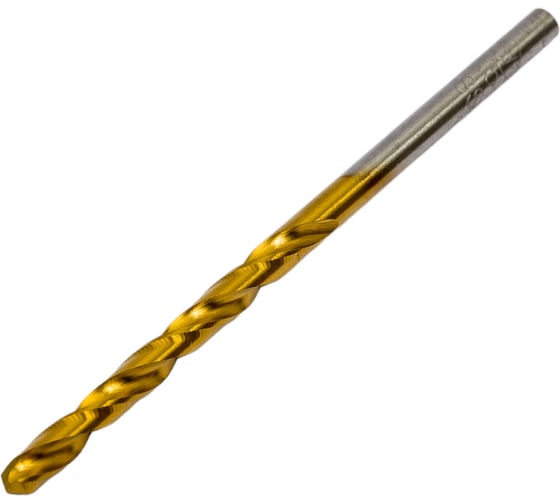 Сверло спиральное по металлу 3.5 мм, ц/х, DIN338, HSS-TiN Modern T D030.0035c 1