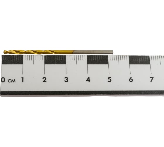Сверло спиральное по металлу 2.2 мм, ц/х, DIN338, HSS-TiN Modern T D030.0022C