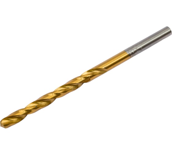 Сверло спиральное по металлу 3.7 мм, ц/х, DIN338, HSS-TiN Modern T D030.0037C