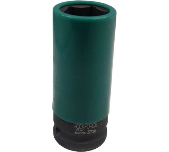 Головка 22мм 1/2 глубокая для литых дисков с защитным кожухом ROCKFORCE RF-4458522C(16237) 1