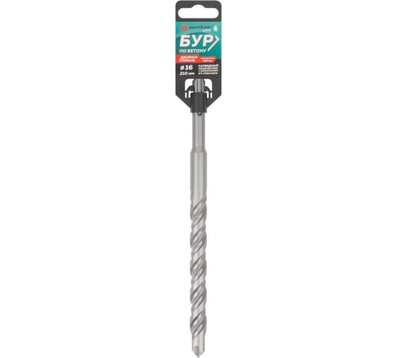 Бур по бетону Light SDS-Plus, 16x210 мм Greatflex 56-16210 1