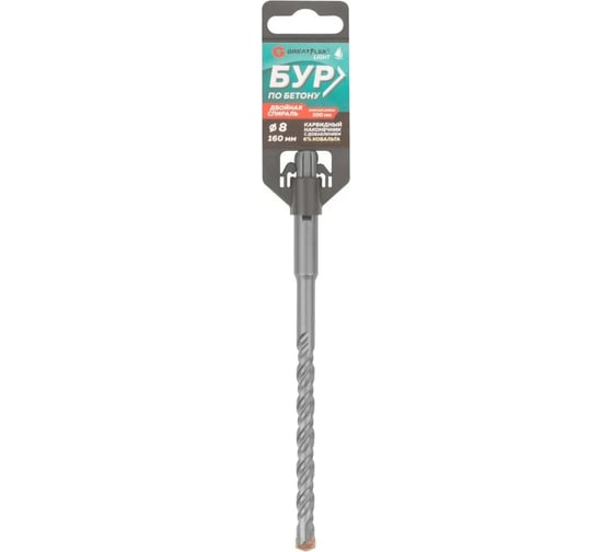 Бур по бетону Light SDS-Plus, 8x160 мм Greatflex 56-8160 1