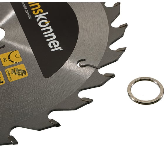 Диск пильный 190х20/16 мм, 24Z Hanskonner H9022-190-20/16-24