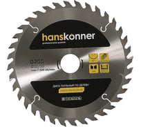 Диск пильный 200х32/30 мм, 36Z Hanskonner H9022-200-32/30-36