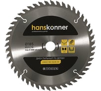 Диск пильный 185х20/16 мм, 48Z Hanskonner H9022-185-20/16-48