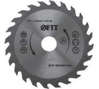 Диск пильный для циркулярных пил по дереву 185x20/16 мм, 48T FIT 37740