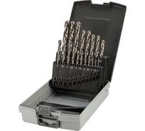 Набор сверл по металлу 1-10 мм DIN338 HSS-G 135 LH-Левые 19 шт H-Tools 214214LiROHT