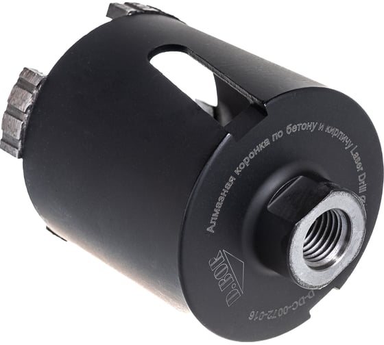 Коронка алмазная Laser Drill (72 мм, 62 мм, М16) для подрозетника D.BOR LD-DC-0072-016