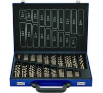 Набор свёрл по металлу HSS-E Co5, DIN 338, тип N, 170 предметов, 1-10x0.5 мм ZIRA ZI-751032