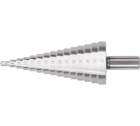 Сверло ступенчатое HSS (Р6М5) по металлу, 15 ступеней, 4-32 мм FIT 36400