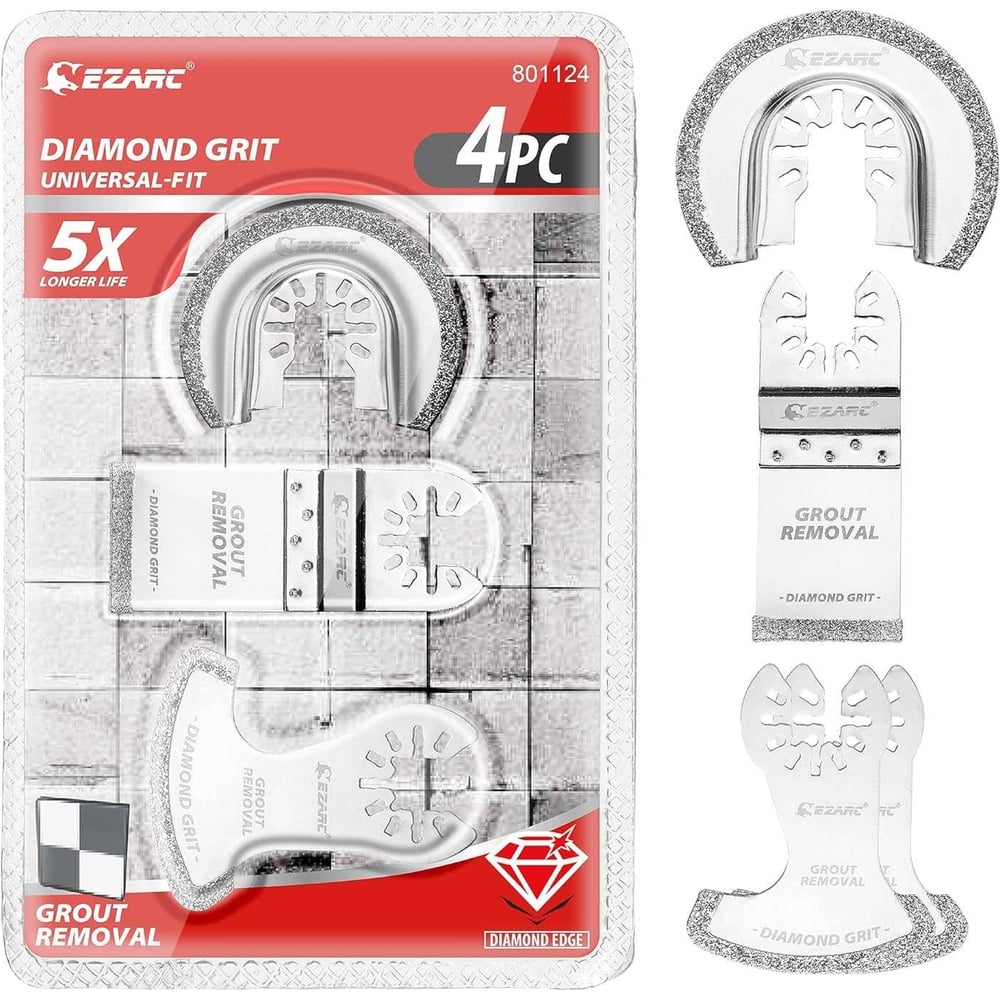 Набор алмазных насадок для реноватора по удалению затирки и демонтажу ...