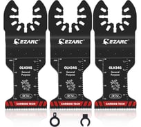 Карбидные насадки универсальные для реноватора, набор 3 шт Ezarc 801401