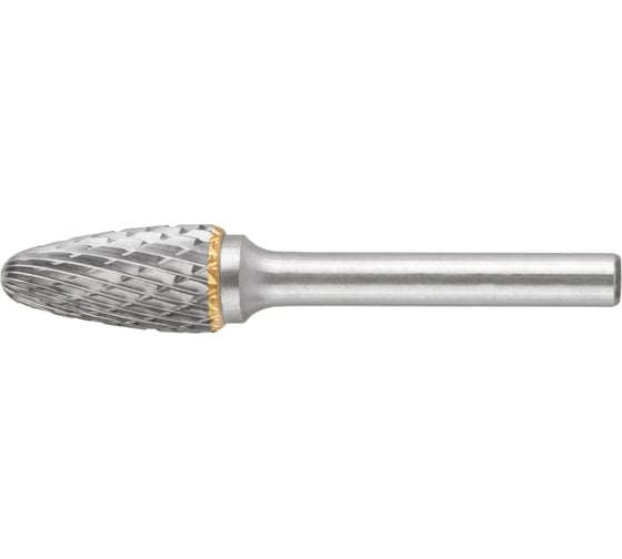 Шарошка карбидная 12x25x70 мм, штифт 6 мм, тип "F", параболическая FIT 36619