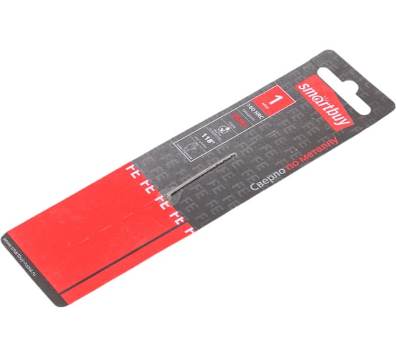Сверло по стали, 1 мм, Р6М5 Smartbuy SBT-DM-1