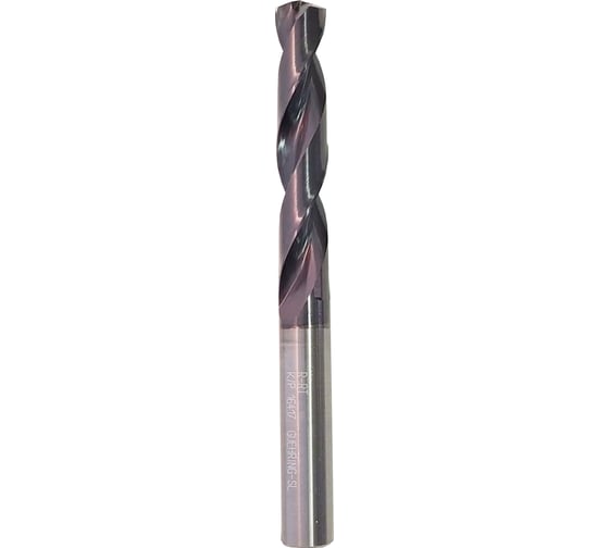 Сверло с каналами СОЖ тип RT100U (9.9 мм, DIN6537L, твердый сплав, nanoFIRE) Guhring 5511 9,900