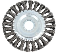 Корщетка тип "колесо" 125х22.2 мм, стальная проволока 0.5 мм для УШМ Willmark 39103К