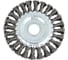 Корщетка тип "колесо" 125х22.2 мм, стальная проволока 0.5 мм для УШМ Willmark 39103К 1